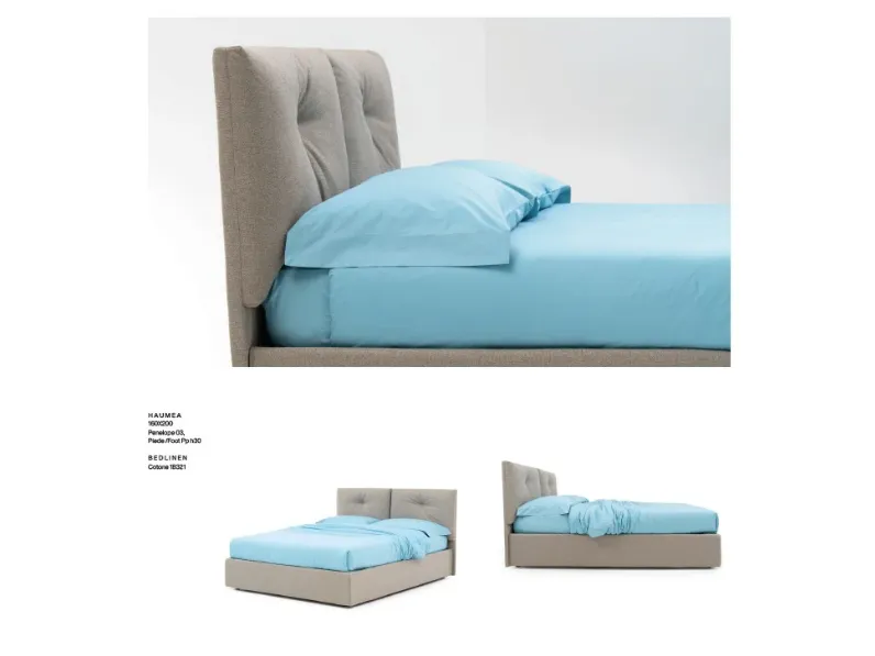 Letto moderno Letto mod haumea Artigianale scontato 40%