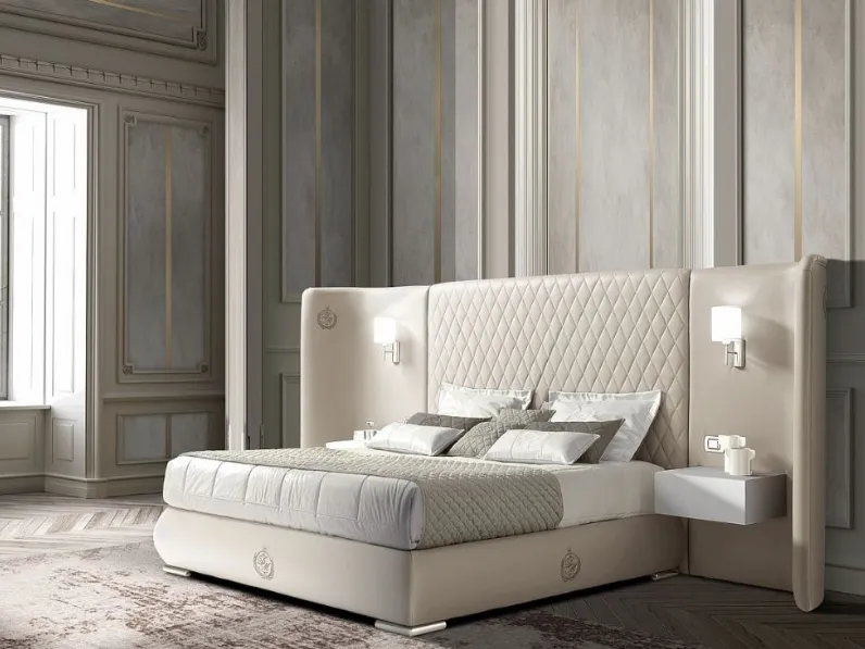 Letto classico con giroletto Letto maxi con  Md work a prezzo ribassato