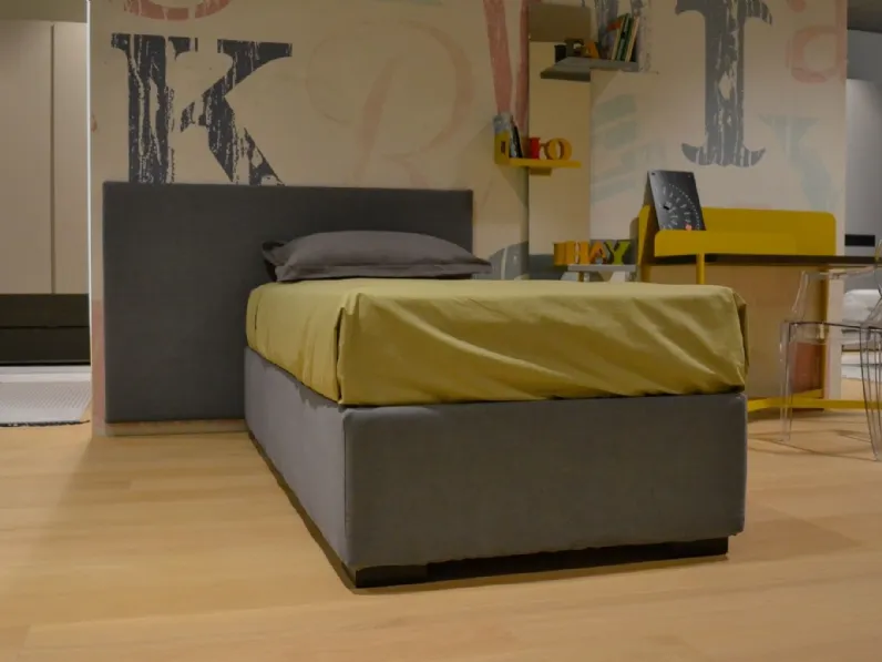 Letto singolo moderno Haiti Milano bedding a prezzo ribassato