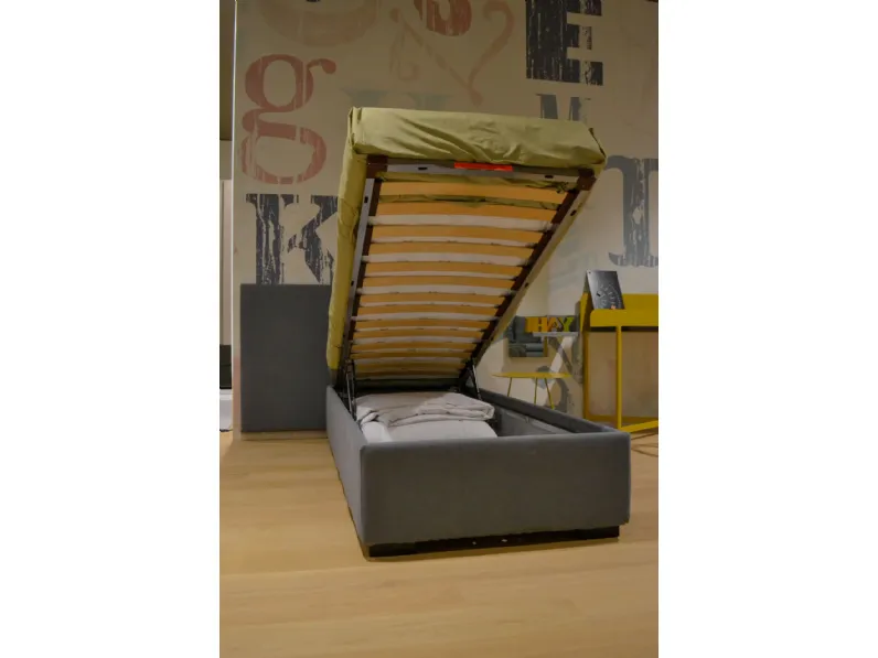 Letto singolo moderno Haiti Milano bedding a prezzo ribassato