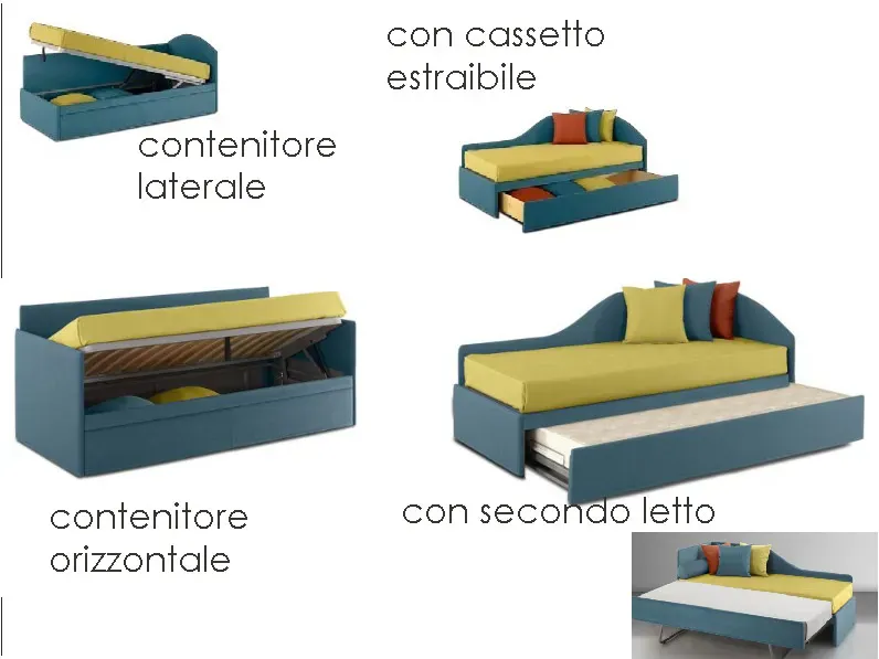 Letto Niccolo doppio letto Gienne SCONTATO a PREZZI OUTLET