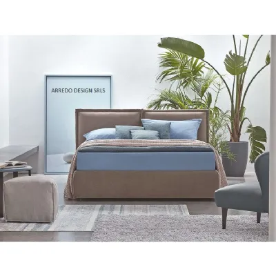 Letto moderno con contenitore Aede sharm * Rosini a prezzo scontato