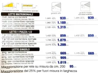 Letto ##stile## ##tipologia letto## Amelia Salvetti a prezzo scontato