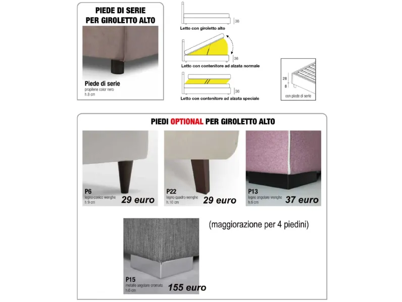 Letto Amelia Salvetti SCONTATO a PREZZI OUTLET