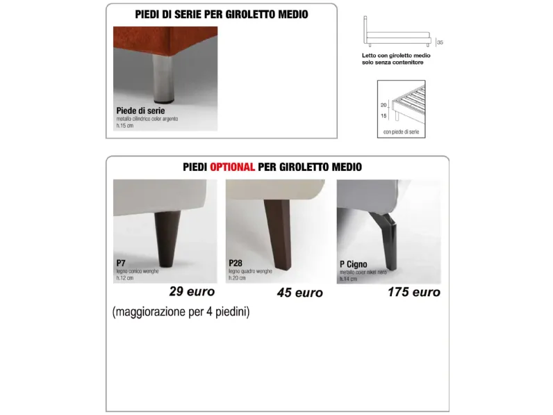 Letto Amelia Salvetti SCONTATO a PREZZI OUTLET