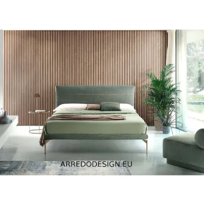 Letto imbottito con giroletto Apollo * Rosini a prezzo ribassato