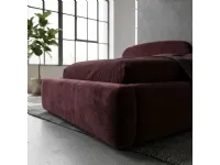 Letto Aura bordeaux Collezione esclusiva a PREZZI OUTLET