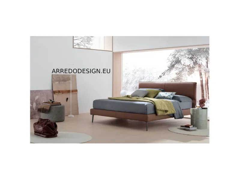 Letto moderno con piedini Benny V&nice a prezzo scontato