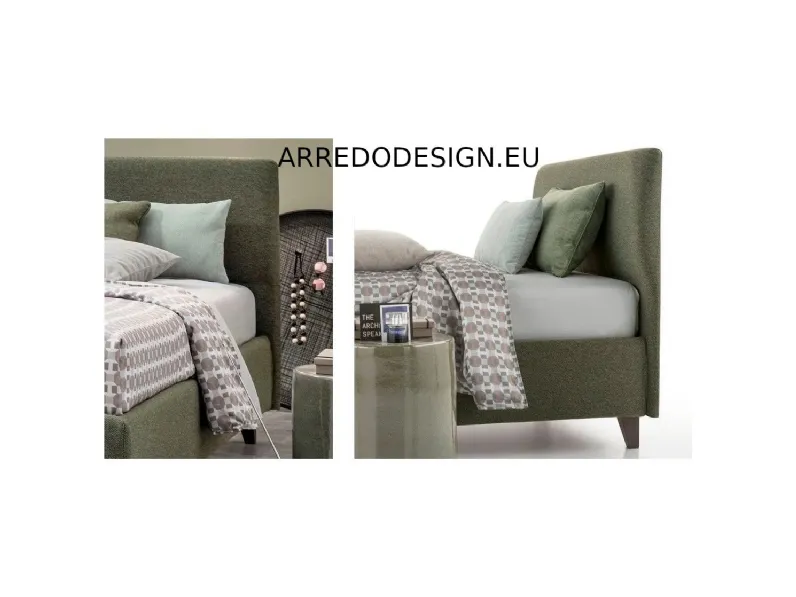 Letto moderno con piedini Benny V&nice a prezzo scontato