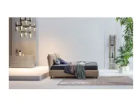 Letto moderno con contenitore Blanca Twils a prezzo scontato