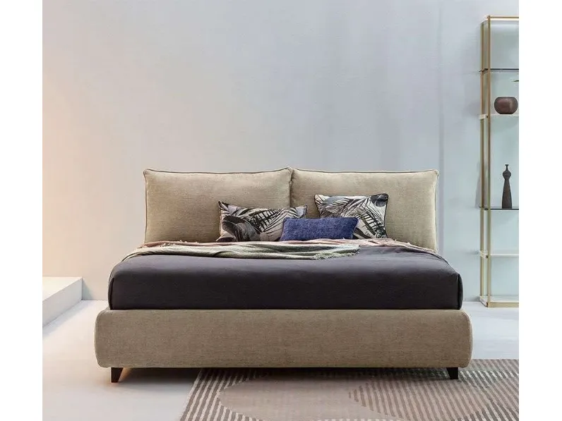Letto moderno con contenitore Blanca Twils a prezzo scontato