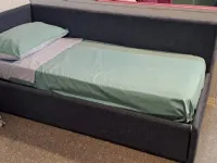 Letto imbottito con giroletto Bravo Moretti compact camerette a prezzo scontato