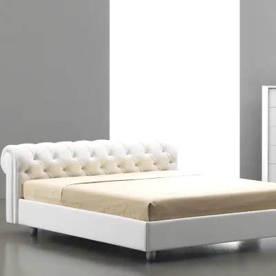 Letto matrimoniale Chester Art salotti con uno sconto IMPERDIBILE
