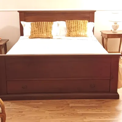 Letto in legno con cassetti Barca Zilio a prezzo ribassato