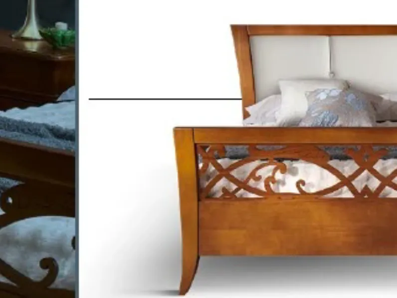 Letto mod martina Artigianale in OFFERTA OUTLET - 40%