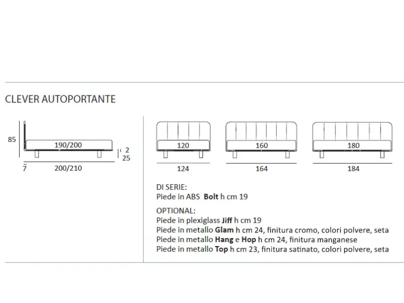 Letto king size design Clever Samoa a prezzo ribassato