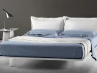 Letto imbottito con piedini * deep piano ortopedico Samoa a prezzo scontato