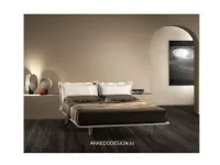 Letto imbottito con piedini * deep piano ortopedico Samoa a prezzo scontato