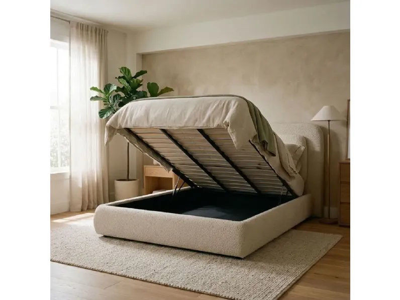 Letto design Aura confort  Collezione esclusiva con uno sconto del 41%