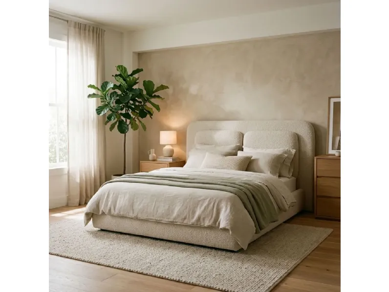 Letto design Aura confort  Collezione esclusiva con uno sconto del 41%