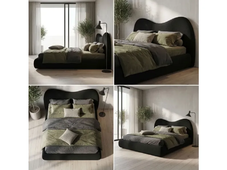Letto design Black Collezione esclusiva scontato 34%