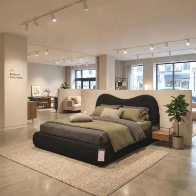 Letto design Black Collezione esclusiva scontato 34%