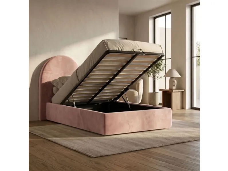 Letto piazza e mezzo design Cuore Collezione esclusiva a prezzo scontato
