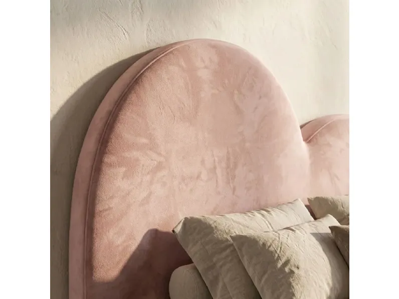 Letto piazza e mezzo design Cuore Collezione esclusiva a prezzo scontato