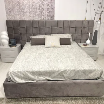 Letto imbottito con contenitore Cv 122 letto otiliaCollezione esclusivaa prezzo scontato