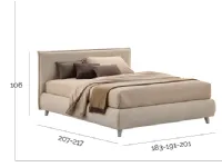 LETTO Pascal V&nice in OFFERTA OUTLET - 32%