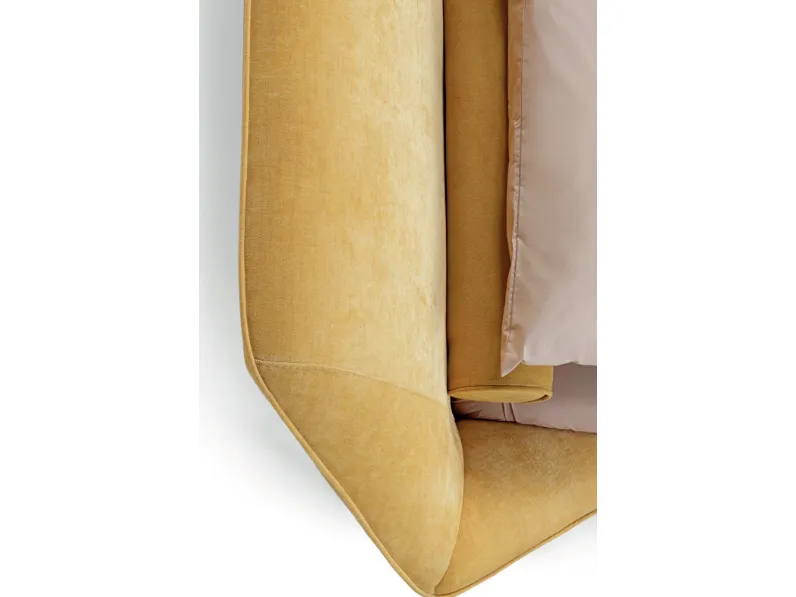 Letto matrimoniale con gambe Origami Novaluna a prezzo ribassato