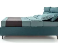 Letto design con giroletto John  Artigianale a prezzo scontato