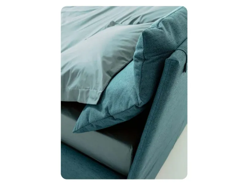 Letto design con giroletto John  Artigianale a prezzo scontato