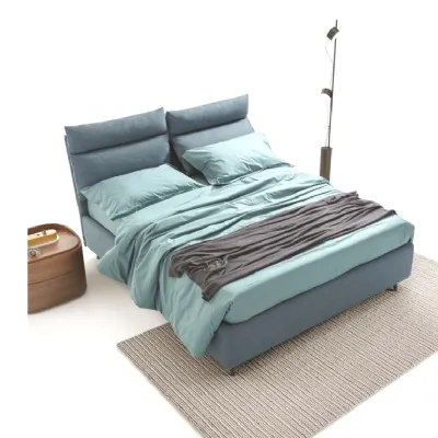Letto design con giroletto John  Artigianale a prezzo scontato