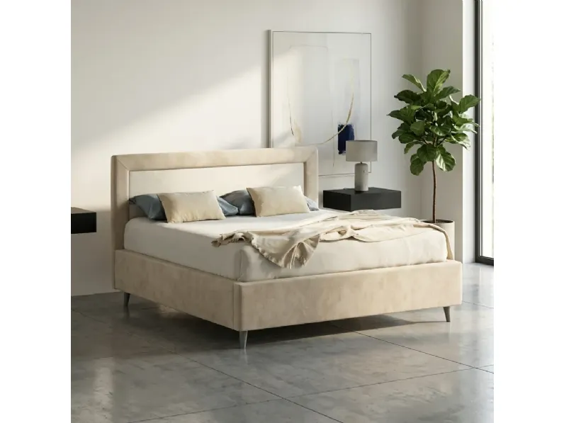 Letto design con contenitore Dubai Collezione esclusiva a prezzo ribassato