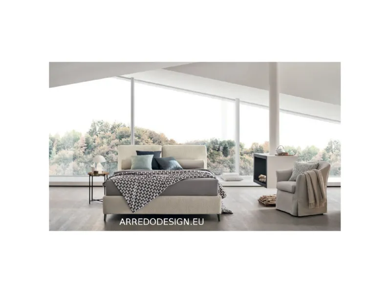 Letto matrimoniale design Jago V&nice a prezzo ribassato