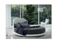 Letto imbottito con piedini Kaleido  Rigosalotti a prezzo ribassato