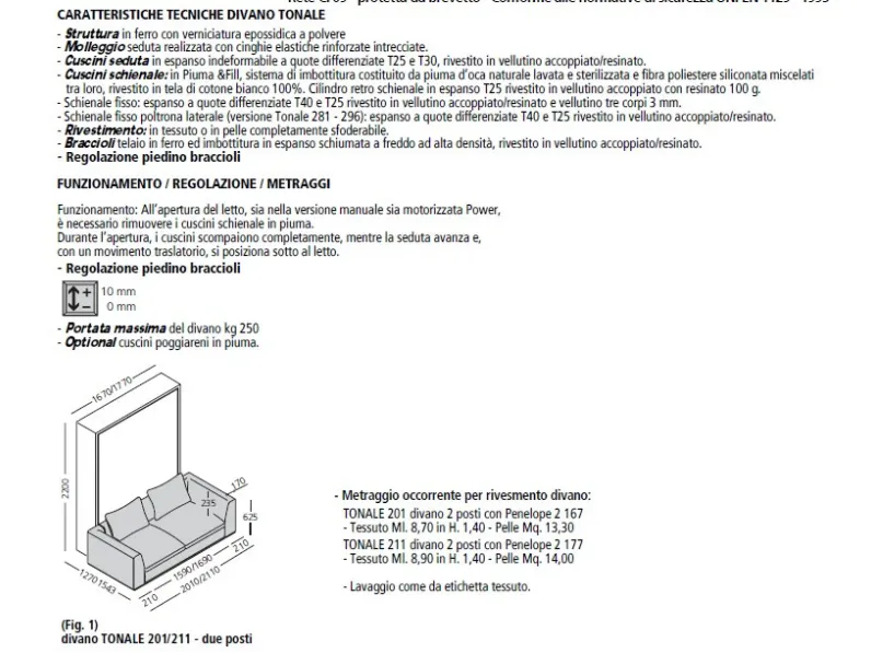Letto in legno a scomparsa Letto a scomparsa Clei a prezzo scontato
