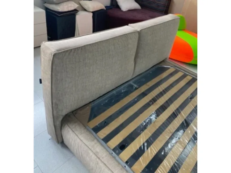 Letto matrimoniale con contenitore Letto contenitore pronta consegna sfoderabile Md work a prezzo ribassato