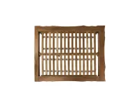 Letto in legno con giroletto Letto doro acacia Outlet etnico a prezzo scontato