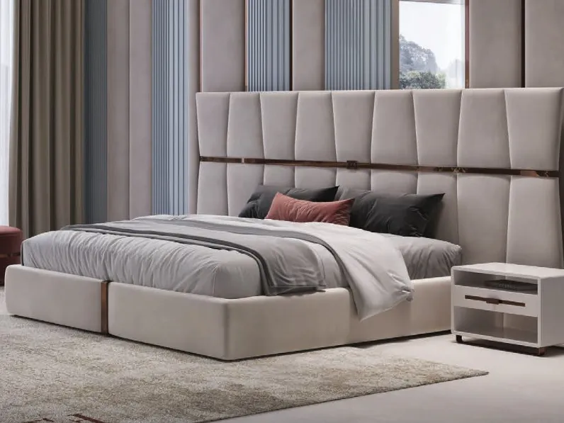 Approfitta dello sconto 38% sul letto luxury maxi acciaio velluto di Md work