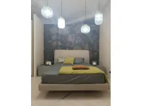 Letto matrimoniale con piedini Sail Twils a prezzo scontato