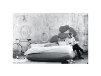 Letto imbottito modello Stones di Noctis scontato 36%