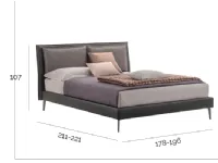 Letto design Wiky V&nice con uno sconto del 32%