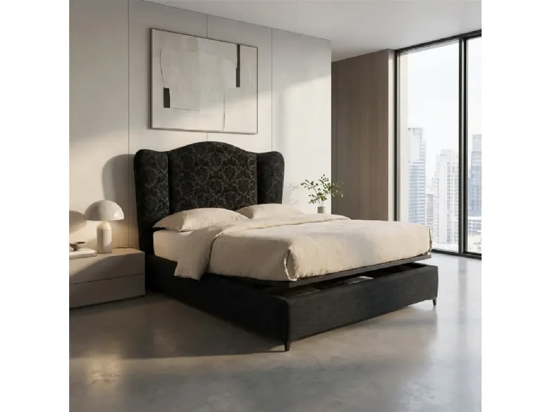 Letto design Duca damasco  Collezione esclusiva con uno sconto del 50%