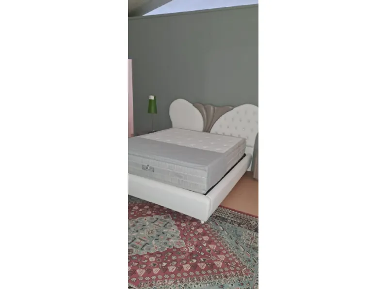 LETTO Fiocco grey Eurodesign in OFFERTA OUTLET - 30%