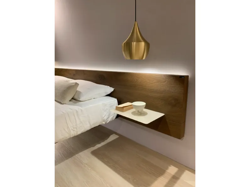 Letto design Fluttua wildwood tabacco di Lago SCONTATO 