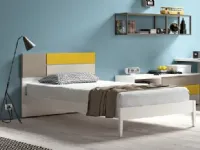 Letto piazza e mezzo con pediera Fusion Zg mobili a prezzo scontato