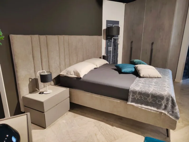 Letto moderno con contenitore Galassia Artigianale a prezzo ribassato