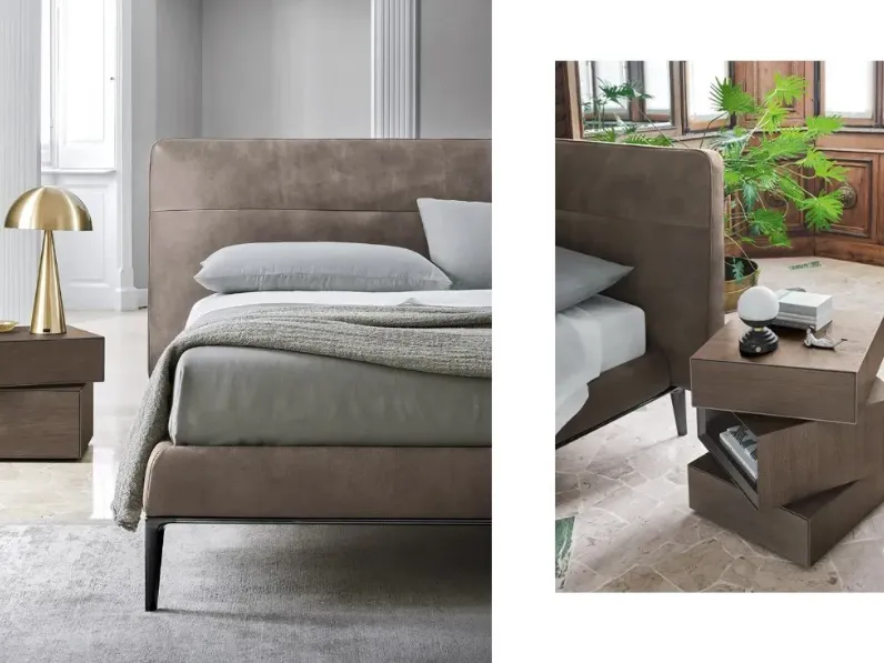 Letto matrimoniale moderno Gaston Sangiacomo a prezzo scontato